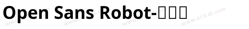 Open Sans Robot字体转换